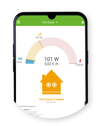Live energy monitoring
